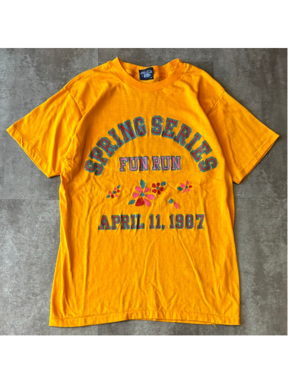 Vintage 1987 New York Running Club Shirt Mens Large Made in USA